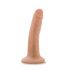 Dr. Skin 5,5 - piesūcekņa dabīgs dildo - smilškrāsa (14cm) 