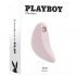 Playboy Palm - akumulatorā, ūdensnecaurlaidīga 2in1 klitora vibrators (rozā) 