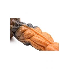   Creature Cocks Ravager - teksturēts silikon dildo - 20cm (oranžs)