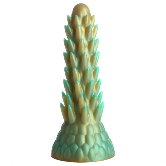 Radījumu Penisi Stegosaurus - radzis silikona dildo - 20cm (zaļš) 