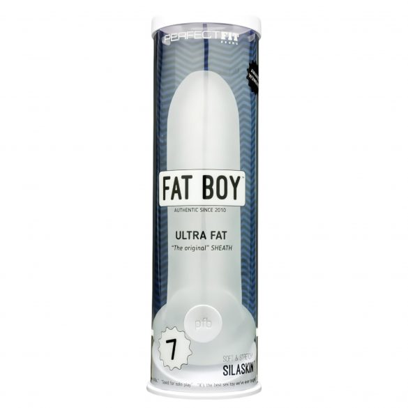 Fat Boy Original Ultra Fat - dzimumlocekļa uzmava (19cm) - pienbalts 