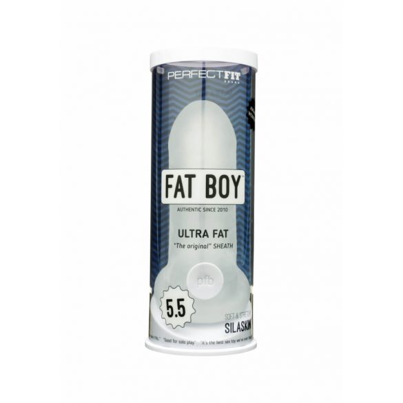 Fat Boy Original Ultra Fat - dzimumlocekla pārvalks (15cm) - piena balts 