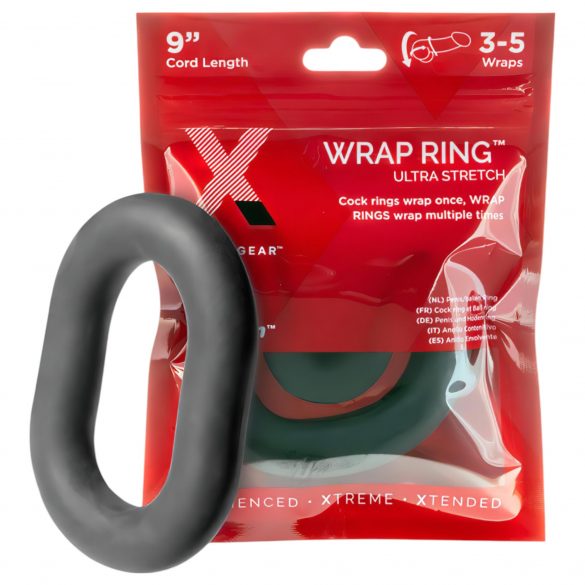 Perfect Fit Ultra Wrap 9 - bieza dzimumlocekļa gredzens - melns (22cm)