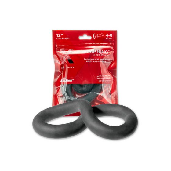 Perfect Fit Ultra Wrap 12 - paks dzimumlocekļa gredzens - melns (30cm)
