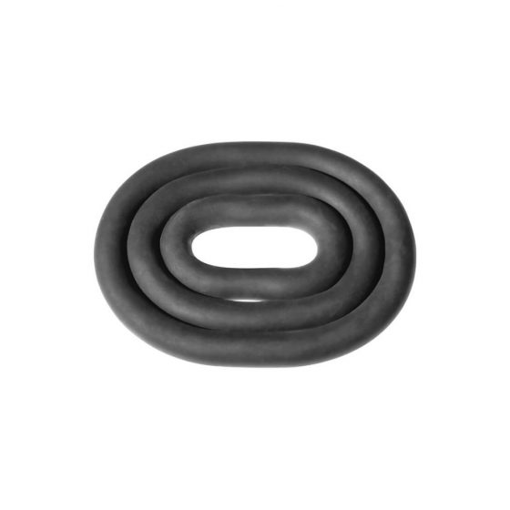 Perfect Fit Ultra Wrap - paks dzimumlocekļa gredzenu komplekts - melns (3 gab.)