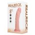 REALROCK - piesūcekņa vibrators - dabīgs (20,5 cm)