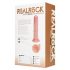 REALROCK - piesūcekņa vibrators - dabīgs (20,5 cm)