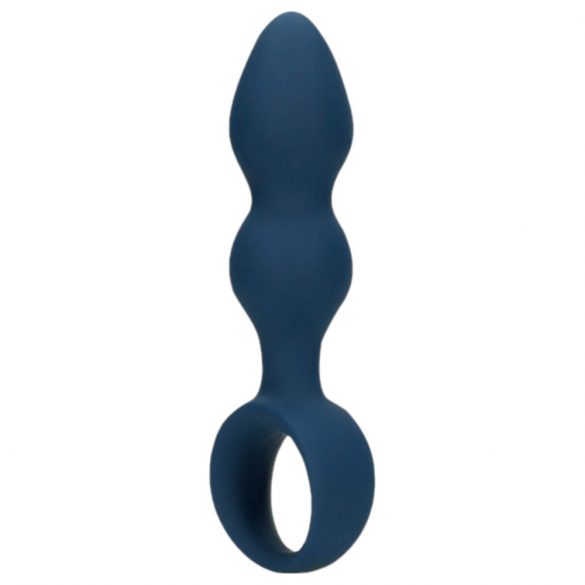 Loveline - vidējas izmēra anālais dildo ar rokturi (zils)