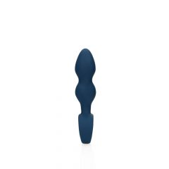 Loveline - vidējas izmēra anālais dildo ar rokturi (zils)