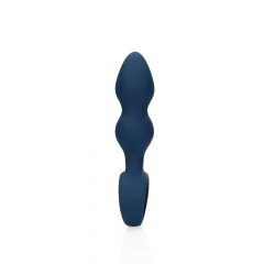 Loveline - liels anālais dildo ar rokturi (zils)
