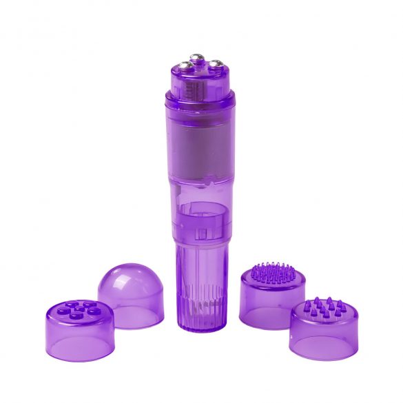 Easytoys Kabatas Raķete - vibrators komplekts - violets (5 daļas) 