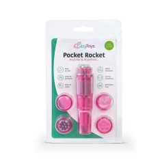   Easytoys Pocket Rocket - vibrators komplekts - rozā (5 daļas)