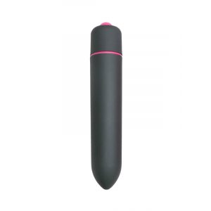 Easytoys Bullet - ūdensnecaurlaidīgs mini vibrators (melns)