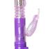 Easytoys - rotējošs-stumjošs, tauriņa klitora stimulators vibrators (violets) 