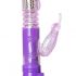 Easytoys - rotējošs-stumjošs, tauriņa klitora stimulators vibrators (violets) 