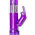 Easytoys Rabbit - rotējošs pērlīšu vibrators ar klitora stimulāciju (violets)