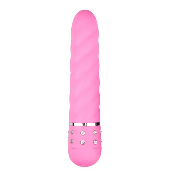 Easytoys Dimants - savīts stienis vibrators (rozā) 