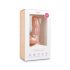 Easytoys - piesūceknis, sēklinieki dildo (15 cm) - dabīgs 