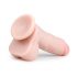 Easytoys - ar piesūcekni, ar sēkliniekiem dildo (17.5 cm) - dabīgs 