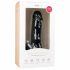 Easytoys - piesūceknis, ar sēkliniekiem, dildo (17,5 cm) - melns 