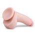 Easytoys - piepiedurkļa, ar sēkliniekiem vibrators (20cm) - dabīgs 