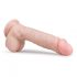 Easytoys - piesūcekņa bumbiņu dildo (22,5 cm) - dabīgs 