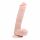 Easytoys - piesūceknis, sēklu maisiņš liels dildo (26.5 cm) - dabīgs 