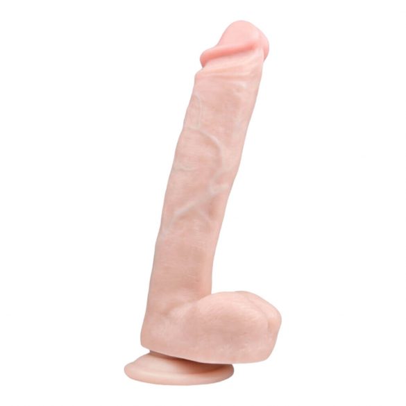 Easytoys - piesūceknis, sēklu maisiņš liels dildo (26.5 cm) - dabīgs 