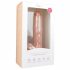 Easytoys - piesūceknis, sēklu maisiņš liels dildo (26.5 cm) - dabīgs 