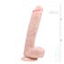 Easytoys - piesūceknis, sēklu maisiņš liels dildo (26.5 cm) - dabīgs 