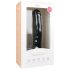 Easytoys - piesūcekņa, sēklinieku liels dildo (26,5cm) - melns 