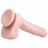 Easytoys - piesūceknis, dzimumlocekļa formas liels dildo (29,5 cm) - dabīgs 