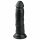 Easytoys - piesūcekņa dzīvesveida dildo (15,5 cm) - melns 