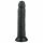 Easytoys - piesūcekņa realistisks dildo (20,5 cm) - melns 