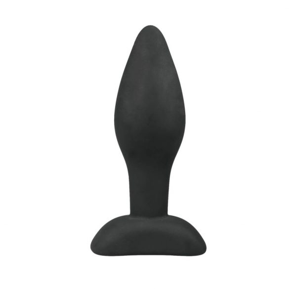 Easytoys - silikona anālais dildo spraudnis - mazs (melns) 