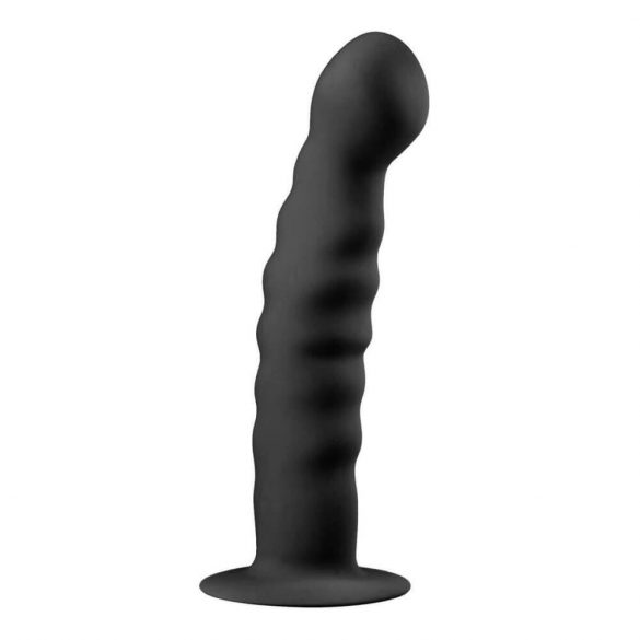 Easytoys Rievots - ar piesūcekni anālais dildo (14 cm) - melns 