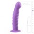 Easytoys - viļņains, piesūcekņa dildo (violets) 