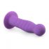 Easytoys - viļņains, piesūcekņa dildo (violets) 