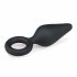 Easytoys Pointy Plug S - anālais dildo (melns) - mazs 