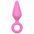 Easytoys Smailais aizbāznis S - anālais dildo (rozā) - mazs 