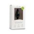 Easytoys Pointy Plug - ar riņķi aprīkots anālais dildo - vidējs (melns) 