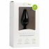 Easytoys Pointy Plug - satvēriena gredzens anālais dildo - vidējs (melns)