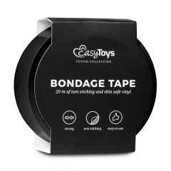 Easytoys lentiņa - bondage lenta - melna (20m)