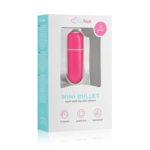 Easytoys - mini stienis vibrators (rozā) 