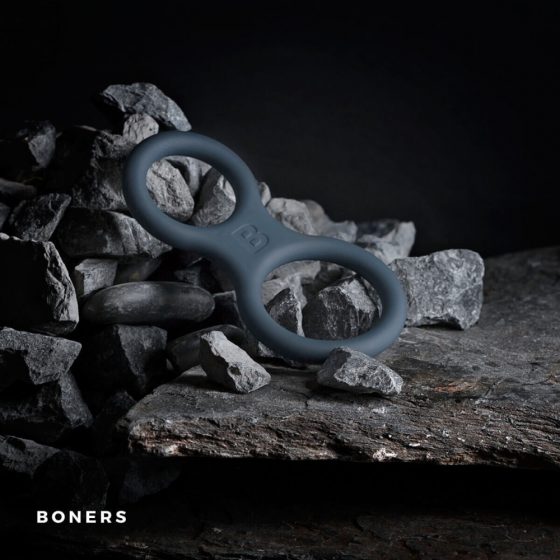 Boners Classic - dzimumlocekļa un sēklinieka gredzens vienā (pelēks)