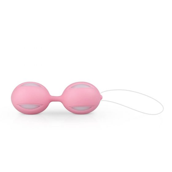 LoveBoxxx Es mīlu rozā – vibratora komplekts ar saistīšanas piederumiem (6 daļas) - rozā