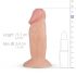 Real Fantasy Archi - dzīvības šķietamības dildo - 11,5 cm (dabīgs) 