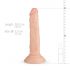 Real Fantasy Blane - reālistisks dildo - 20cm (dabīgs) 