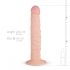 Real Fantasy Scott - reālistiskais dildo - 25cm (dabīgs) 