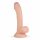 Reālā Fantāzija Vince - ar sēkliniekiem, priekšādiņu dildo - 19,5 cm (dabīgs) 